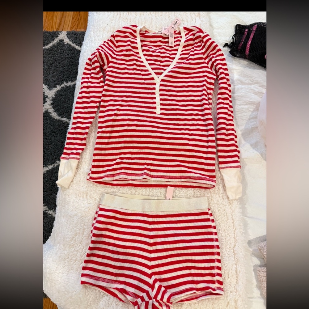 Victoria’s Secret Striped Pajama Set